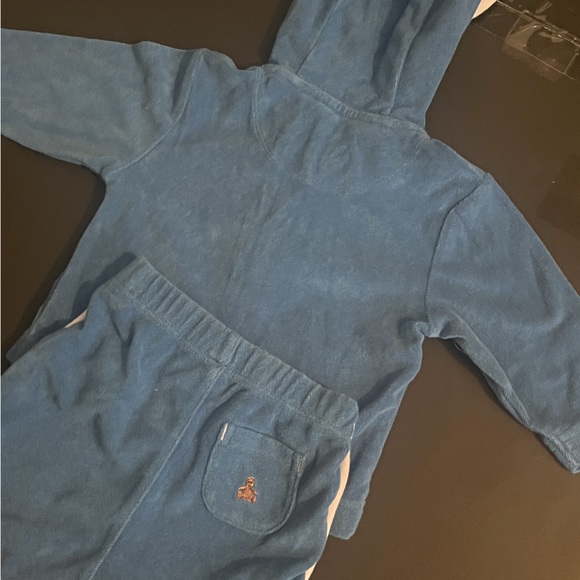 Baby Gap Outfit. Light Blue Hoodie with Shorts. Newborn Size 3-6 Months. - Picture 4 of 10